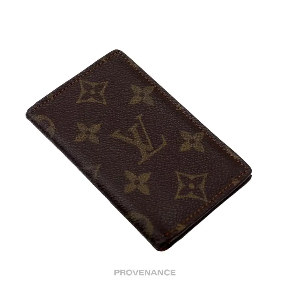 🔴 Louis Vuitton Pocket Organizer Card Wallet - Monogram Small 